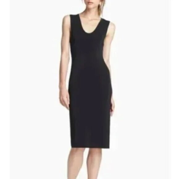 VINTAGE T by Alexander Wang Black Jersey Sheath Dress, Size Medium - Picture 1 of 5